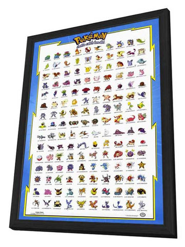 Pokemon: The First Movie 11 x 17 Movie Poster - Style A - in Deluxe Aluminum Frame