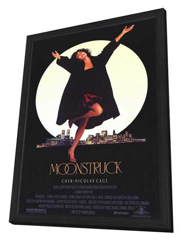 Moonstruck 11 x 17 Movie Poster - Style A - in Deluxe Aluminum Frame