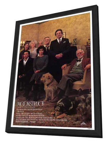 Moonstruck 11 x 17 Movie Poster - Style C - in Deluxe Aluminum Frame