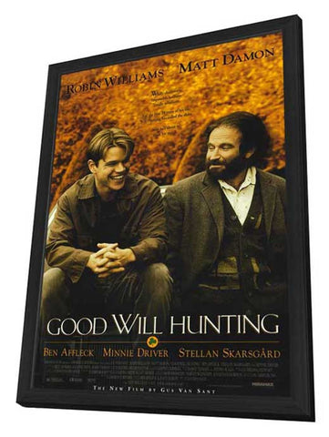Good Will Hunting 11 x 17 Movie Poster - Style A - in Deluxe Aluminum Frame
