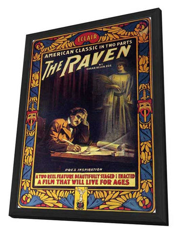 The Raven 11 x 17 Movie Poster - Style A - in Deluxe Aluminum Frame