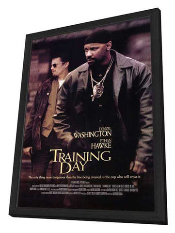 Training Day 11 x 17 Movie Poster - Style A - in Deluxe Aluminum Frame