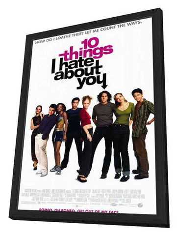Ten Things I Hate About You 11 x 17 Movie Poster - Style A - in Deluxe Aluminum Frame