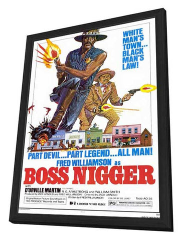 Boss Nigger 11 x 17 Movie Poster - Style A - in Deluxe Aluminum Frame