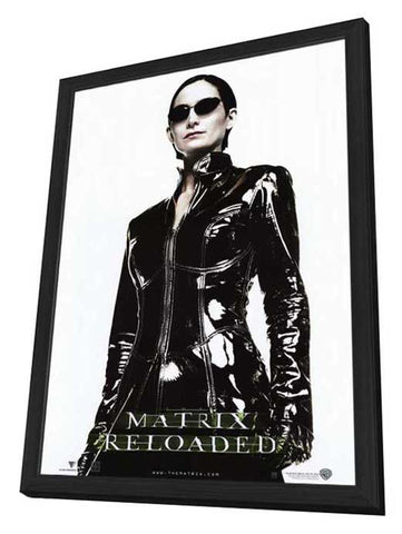 The Matrix Reloaded 11 x 17 Movie Poster - Style G - in Deluxe Aluminum Frame