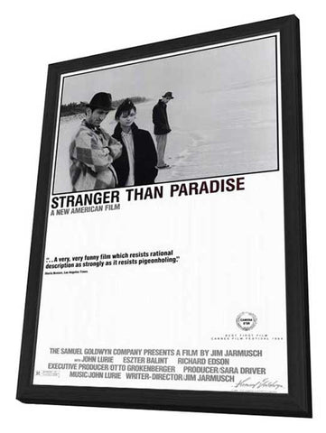 Stranger Than Paradise 11 x 17 Movie Poster - Style B - in Deluxe Aluminum Frame