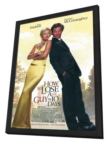 How to Lose a Guy in 10 Days 11 x 17 Movie Poster - Style A - in Deluxe Aluminum Frame