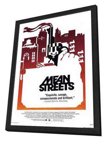 Mean Streets 11 x 17 Movie Poster - Style C - in Deluxe Aluminum Frame