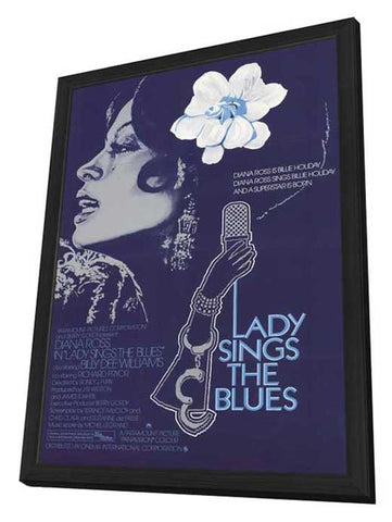 Lady Sings the Blues 11 x 17 Movie Poster - Style B - in Deluxe Aluminum Frame