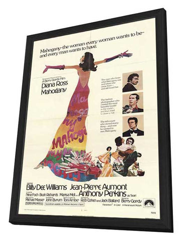 Mahogany 11 x 17 Movie Poster - Style A - in Deluxe Aluminum Frame