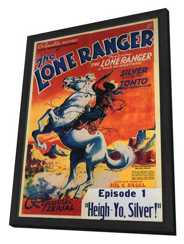 The Lone Ranger 11 x 17 Movie Poster - Style C - in Deluxe Aluminum Frame