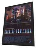 King of New York 11 x 17 Movie Poster - Style B - in Deluxe Aluminum Frame
