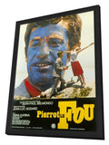Pierrot Le Fou 11 x 17 Poster - Foreign - Style A - in Deluxe Wood Frame