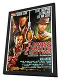 The Good, The Bad and The Ugly 11 x 17 Poster - Foreign - Style C - in Deluxe Aluminum Frame