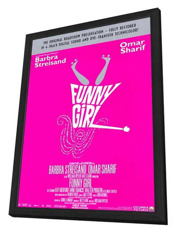 Funny Girl 11 x 17 Movie Poster - Style A - in Deluxe Aluminum Frame