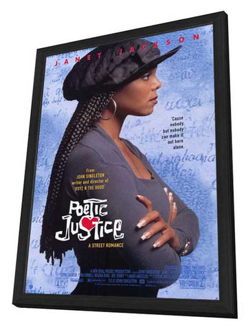 Poetic Justice 11 x 17 Movie Poster - Style A - in Deluxe Aluminum Frame