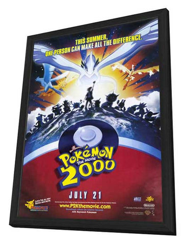 Pokemon the Movie 2000: The Power of One 11 x 17 Movie Poster - Style A - in Deluxe Aluminum Frame
