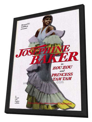 Josephine Baker 11 x 17 Movie Poster - Style A - in Deluxe Aluminum Frame