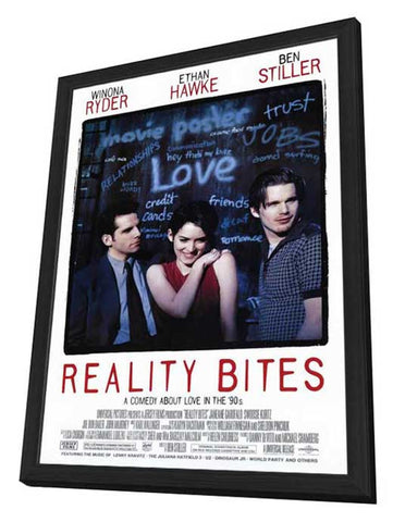 Reality Bites 11 x 17 Movie Poster - Style A - in Deluxe Aluminum Frame