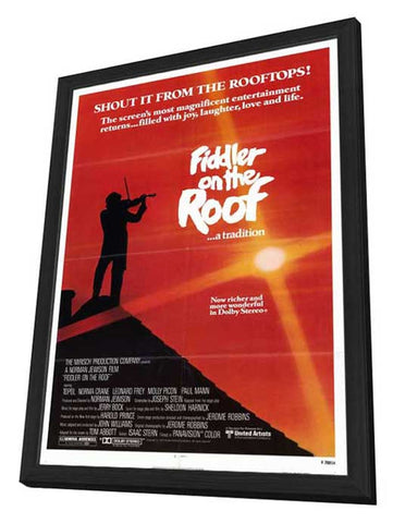 Fiddler on the Roof 11 x 17 Movie Poster - Style A - in Deluxe Aluminum Frame