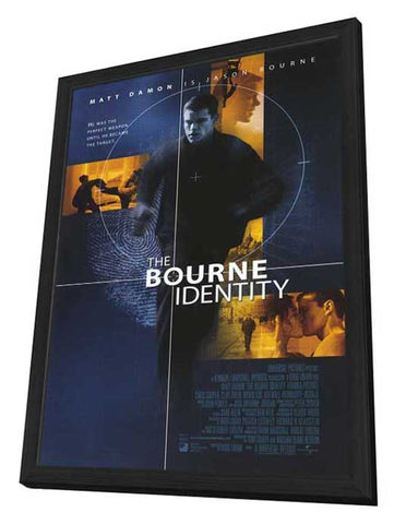 The Bourne Identity 11 x 17 Movie Poster - Style A - in Deluxe Aluminum Frame