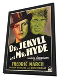 Dr. Jekyll and Mr. Hyde 11 x 17 Movie Poster - Style D - in Deluxe Aluminum Frame