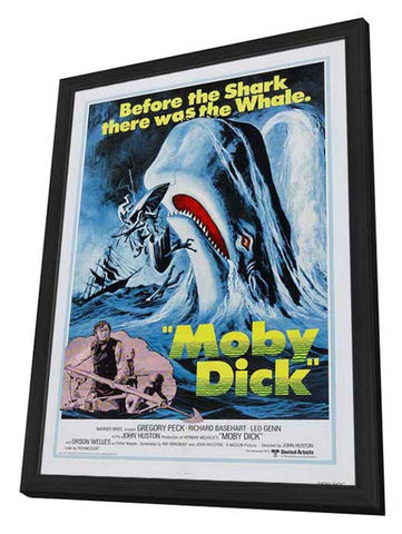 Moby Dick 11 x 17 Movie Poster - Style A - in Deluxe Aluminum Frame