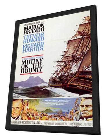 Mutiny on the Bounty 11 x 17 Movie Poster - Style A - in Deluxe Aluminum Frame