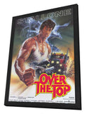Over the Top 11 x 17 Movie Poster - German Style A - in Deluxe Aluminum Frame