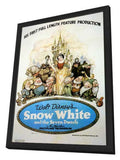 Snow White and the Seven Dwarfs 11 x 17 Movie Poster - Style H - in Deluxe Aluminum Frame