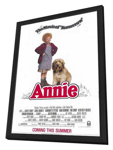 Annie 11 x 17 Movie Poster - Style B - in Deluxe Aluminum Frame