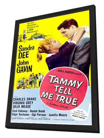 Tammy Tell Me True 11 x 17 Movie Poster - Style A - in Deluxe Aluminum Frame