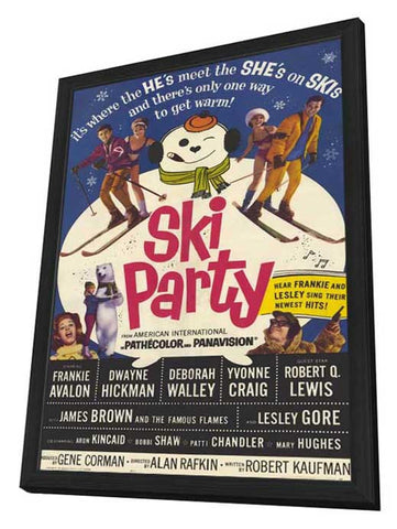 Ski Party 11 x 17 Movie Poster - Style A - in Deluxe Aluminum Frame