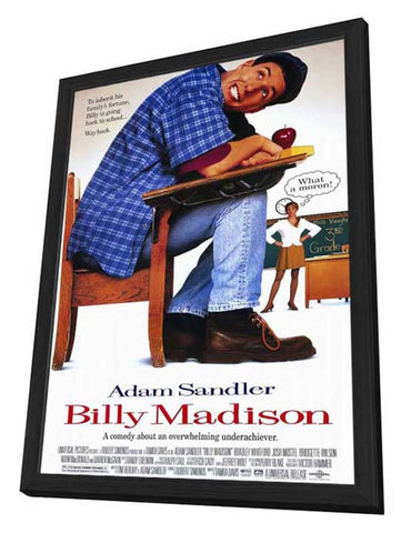 Billy Madison 11 x 17 Movie Poster - Style A - in Deluxe Aluminum Frame