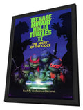 Teenage Mutant Ninja Turtles 2: The Secret of the Ooze 11 x 17 Movie Poster - Style A - in Deluxe Aluminum Frame