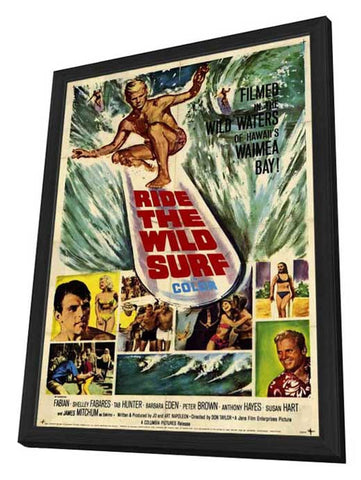 Ride The Wild Surf 11 x 17 Movie Poster - Style A - in Deluxe Aluminum Frame