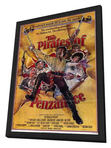 The Pirates of Penzance 11 x 17 Movie Poster - Style A - in Deluxe Aluminum Frame