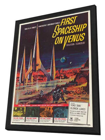 First Spaceship on Venus 11 x 17 Movie Poster - Style A - in Deluxe Aluminum Frame