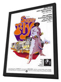 Superfly 11 x 17 Movie Poster - German Style A - in Deluxe Aluminum Frame