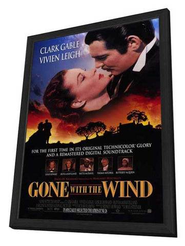 Gone With The Wind 11 x 17 Movie Poster - Style A - in Deluxe Aluminum Frame