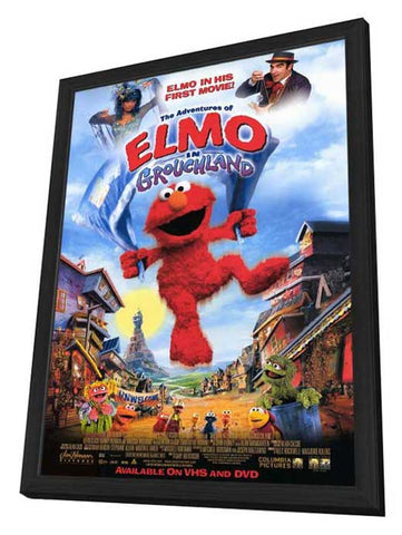 Elmo in Grouchland 11 x 17 Movie Poster - Style A - in Deluxe Aluminum Frame