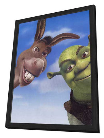 Shrek 2 11 x 17 Poster - Foreign - Style A - in Deluxe Aluminum Frame