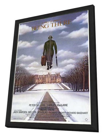 Being There 11 x 17 Movie Poster - Style A - in Deluxe Aluminum Frame