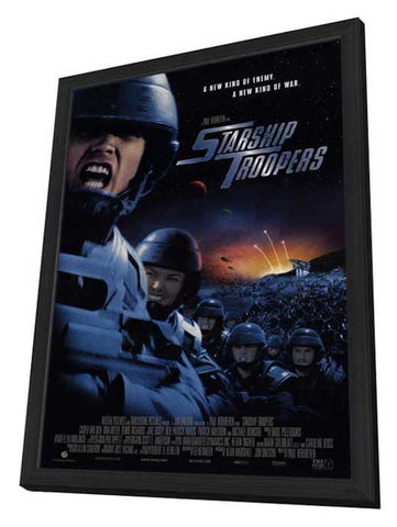 Starship Troopers 11 x 17 Movie Poster - Style B - in Deluxe Aluminum Frame