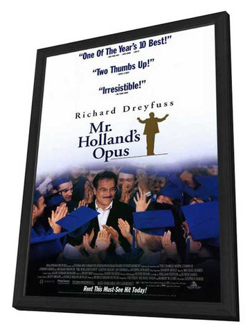 Mr. Holland's Opus 11 x 17 Movie Poster - Style B - in Deluxe Aluminum Frame