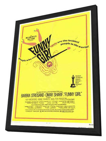 Funny Girl 11 x 17 Movie Poster - Style A - in Deluxe Aluminum Frame
