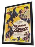The Sign of Zorro 11 x 17 Movie Poster - Style A - in Deluxe Aluminum Frame