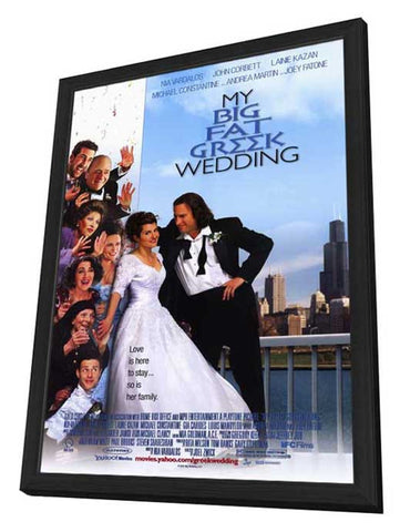 My Big Fat Greek Wedding 11 x 17 Movie Poster - Style A - in Deluxe Aluminum Frame