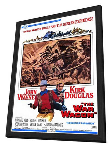 The War Wagon 11 x 17 Movie Poster - Style A - in Deluxe Aluminum Frame