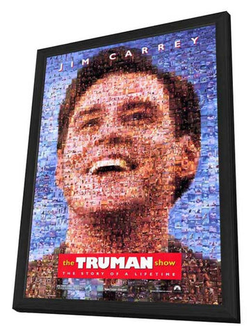 The Truman Show 11 x 17 Movie Poster - Style B - in Deluxe Aluminum Frame